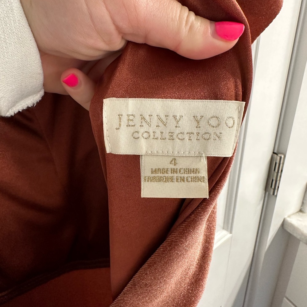 BHLDN Jenny Yoo Bridesmaid Dress in English Rose - Picture 3 of 4